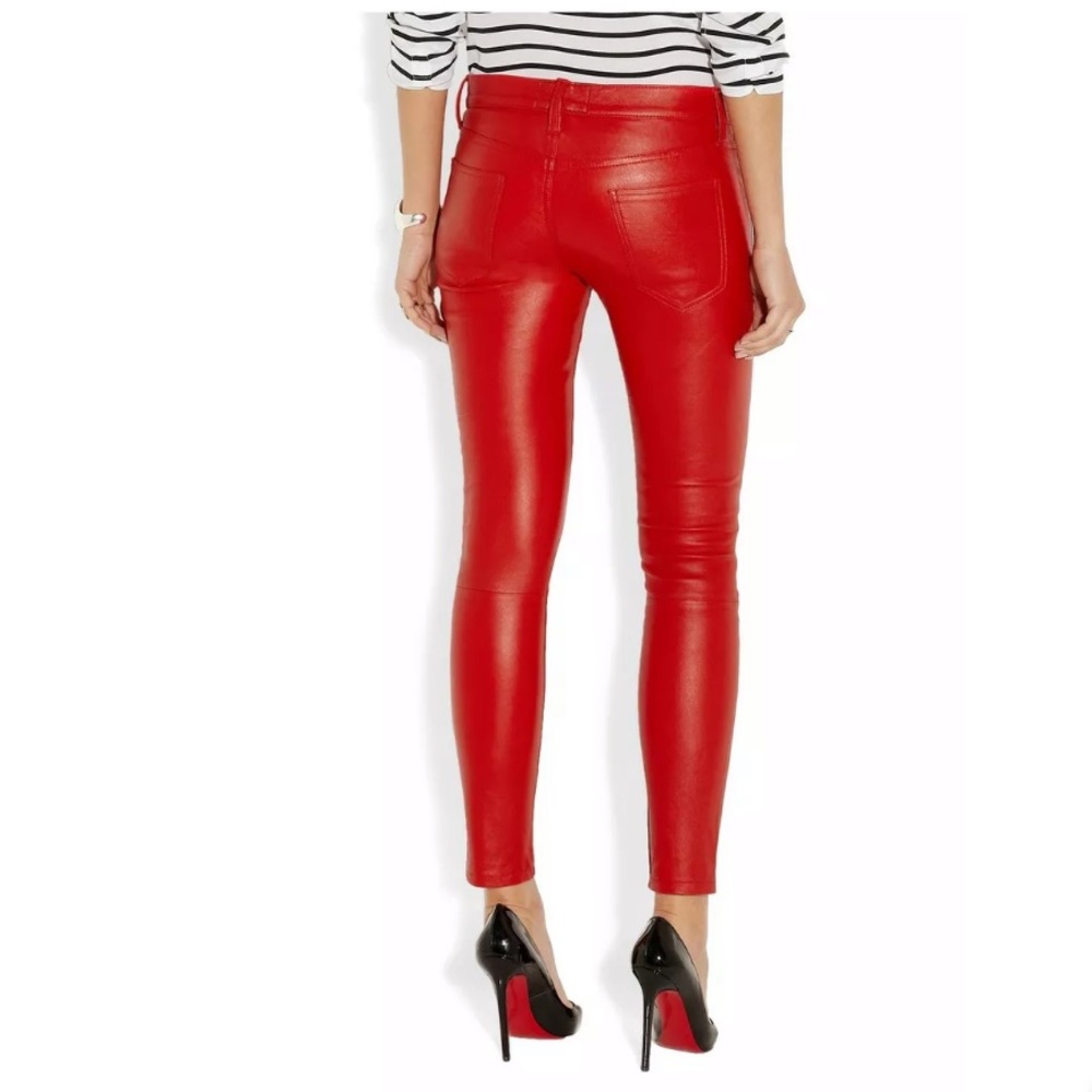 CURRENT ELLIOTT STILETTO LEATHER LEGGING - Picture 2 of 10